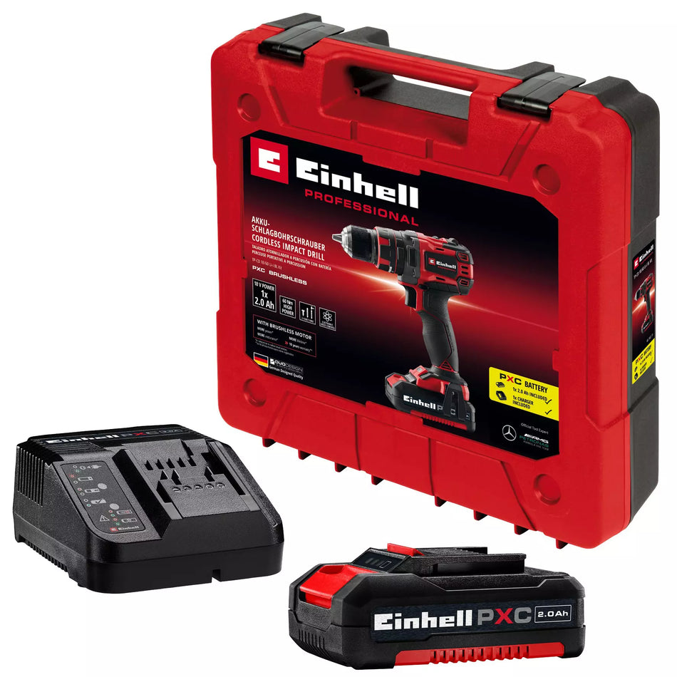 Trapano Avvitatore Einhell TP-CD 18/60 Li- i BL (1x2,0Ah)